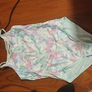 Girls mermaid 1 pc swimsuit wonder nation L10-12
